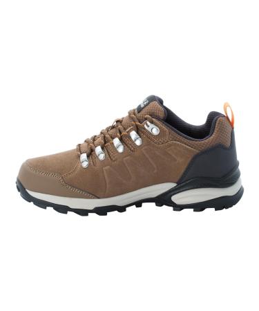 Jack Wolfskin Women's Refugio Texapore Low W Walking Shoe 40.5 EU Brown Apricot