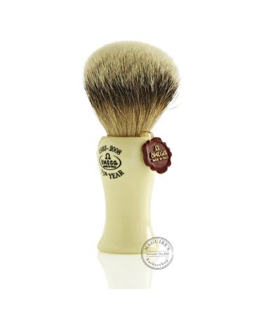 Omega 6619 100% Silvertip Badger Shaving Brush - Premium Quality Shaving Brush for International Shipping - Buy Online on GoSupps.com