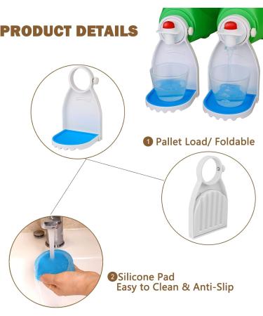 WEYICHUANG Laundry Detergent Drip Catcher & Cup Holder - Tidy Your Laundry Room No More Mess or Leaks (2 Pack) - Best Fabric Softener Gadget - Buy Online on GoSupps.com