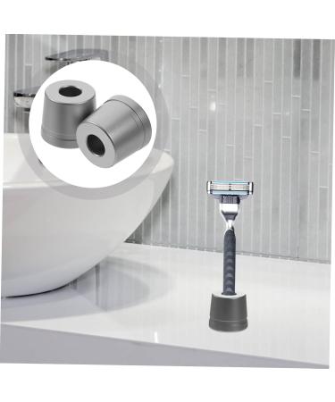 Coophya 2-St Razor Shaver Holder - Aluminum Shaving Rack for Worktop - Compact Design for Household Use - Buy Online on GoSupps.com
