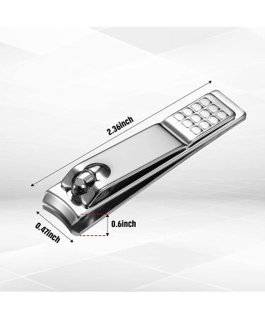 12-Piece Stainless Steel Nail Clipper Set - Fingernail & Toenail Cutter for Men & Women - Buy Online on GoSupps.com
