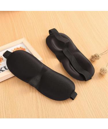 3D Black Sleep Mask - Light Blocking Night Sleeping Eye Mask (1 Count) - Buy Online on GoSupps.com