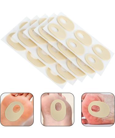 PATKAW Foot Callus Cushions 5 Sheets of Oval Corn Cushion Pads Adhesive Foot Callus Pads Cushions Toe Foot Corn Protectors for Women Men - Buy Online on GoSupps.com