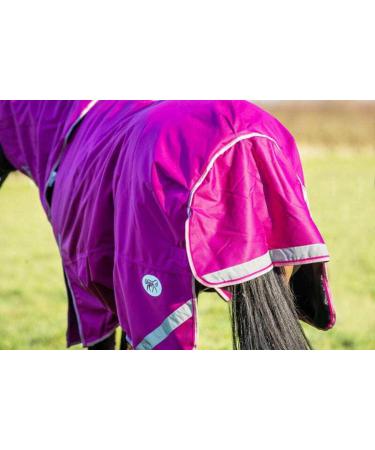 Swish Equestrian 100g Detachable Neck Turnout Rug - Mulberry 6'6 - Buy Online on GoSupps.com