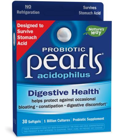 Enzymatic Therapy Probiotic Pearls Acidophilus 1 Billion 30 Softgels
