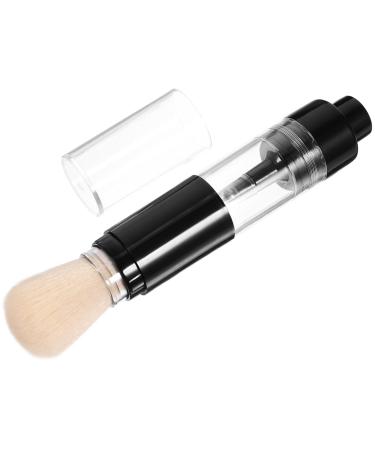 Beavorty Refillable Powder Brush Makeup Brush with Powder Spray Bottle Applicator Tool for Loose Powder Blush Talcum Highlight Powder Cosmetics