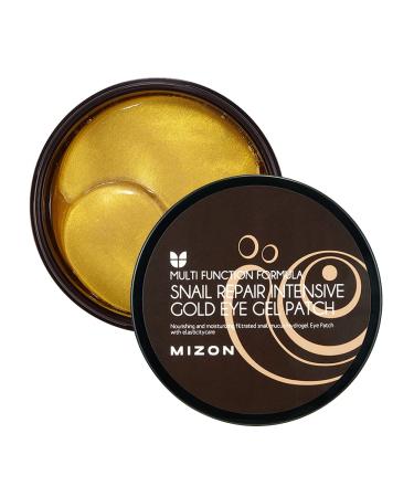 MIZON Snail Gold Eye Gel Patches & Repair Cream - Total Eye Care for Bright, Youthful, and Moisturized Skin with Anti-Wrinkle Benefits - Buy Online on GoSupps.com