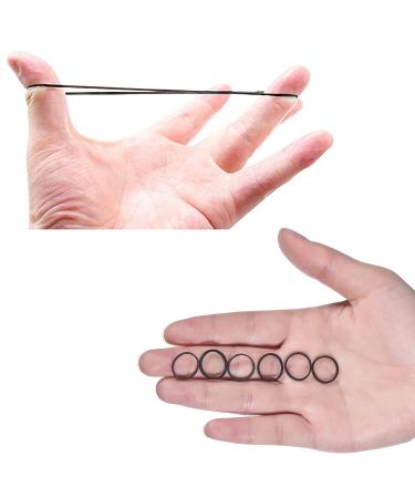 1000 Black Mini Elastic Hair Ties - Perfect for Kids Braids & Wedding Hairstyles | International Shipping Available - Buy Online on GoSupps.com