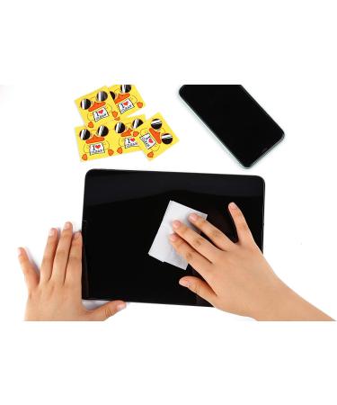 Phone Screen Cleaner Lens Wipes - 230 Count | Pre-Moistened Cleaning Wipes with Dry Cloth | Ideal for Electronics & Camera Lens - Buy Online on GoSupps.com
