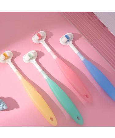 Three-Page Cartoon Toothbrush for Kids | Soft Bristles & Portable Anti-Sensitive Design - Buy Online on GoSupps.com