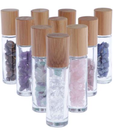 Buy BARENX 10pcs 10ml Empty Essential Oil Perfume Roller Ball Bottles - Refillable Pipette for Travel & DIY | International Shipping Available - Buy Online on GoSupps.com