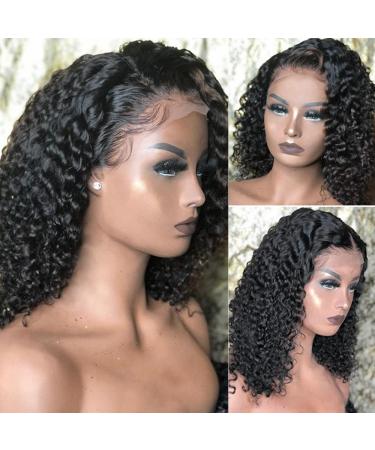 MiOYOOW Short Curly Black Afro Kinky Wavy Wig 14 Inch - Synthetic Hair Replacement for Black Women - Perfect for Daily Wear and Parties - Buy Online on GoSupps.com