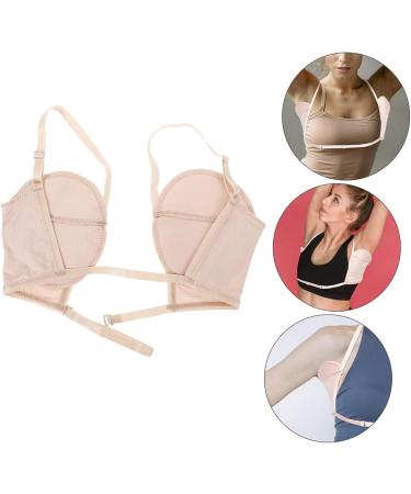  minkissy minkissy Underarm Sweat Pad - Women's Underarm Pad - Soft and Breathable Reusable for Workouts Running Yoga and Sports - Cream Beige - Buy Online on GoSupps.com