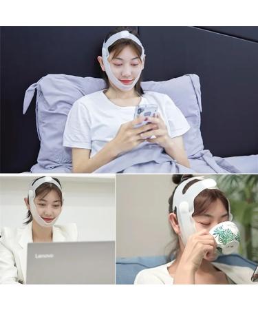 BODOBTF Beauty Face Lift Belt V Face Shaper Slimming Bandage Thin Chin Skin Firming Soft Silica Gel Facial Slimming Tool WHITE - Buy Online on GoSupps.com