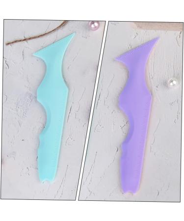 DRESSOOS 3pcs Silicone Beauty Ruler Smoky Eyeshadow Eyelash Tools Eyeliner Stencil Massage - Buy Online on GoSupps.com