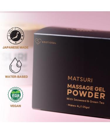 EROTICGEL Matsuri Massage Gel Powder - Seaweed & Green Tea - 1.05 gal - Buy Online on GoSupps.com