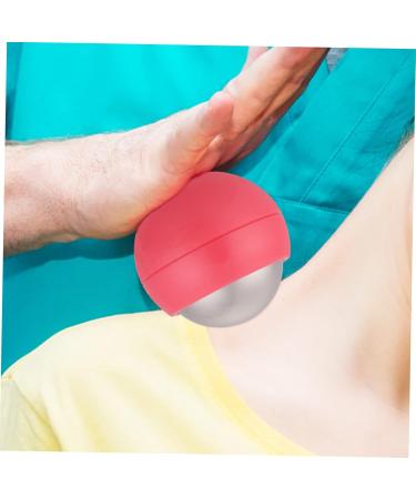 Beaupretty 5-in-1 Hand Massage Ball & Ice Rollers - Effective Cold Therapy Foot Massage Device for Fasciitis & Trigger Point Relief | Pink Stainless Steel Fitness Tool - Buy Online on GoSupps.com