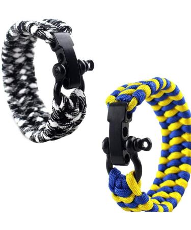 0.39 Inch 1cm Screw Pin Anchor Shackle Stainless Steel D Shackle  Stainless Steel Heavy Duty D Shape Load Clamp for Chains Wirerope Lifting Paracord Outdoor Camping Survival Rope Bracelets 10pack - Buy Online on GoSupps.com