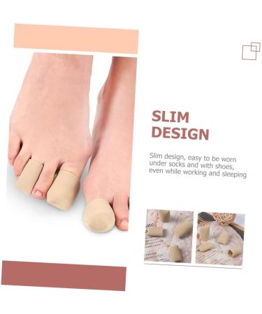 Silicone Big Toe Protectors 2pcs - Sports Nylon & Cotton Sleeves with Gel Buffer Tube - Buy Online on GoSupps.com