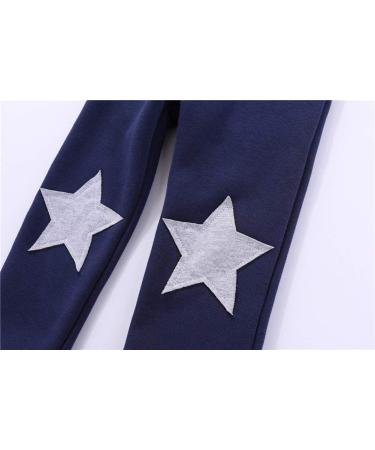 Mud Kingdom Little Boys Fleece Pants - Warm Winter Tight Fit - 4 Years - Stars Navy Blue - Buy Online on GoSupps.com