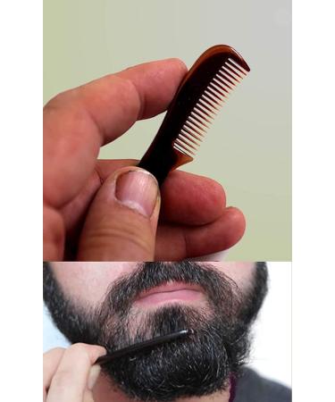 Beard Grooming Kit for Men in Metal Tin - Beard Oil, Balm, Moustache Wax, Comb & Scissors | Pocket-Sized Men's Grooming Set | Dad Gifts for Beard Growth - Buy Online on GoSupps.com