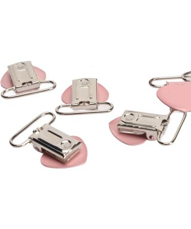 30-Pack Pink Galvanized Pacifier Clips - Perfect for Crafting & DIY Projects - Buy Online on GoSupps.com