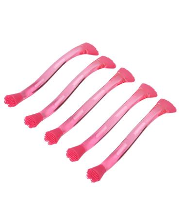 Verdant Touch Face Brush Silicone Facial Cleaning Brush Double-Sided Face Wash Brush for Makeup Removal Skin Care Tool