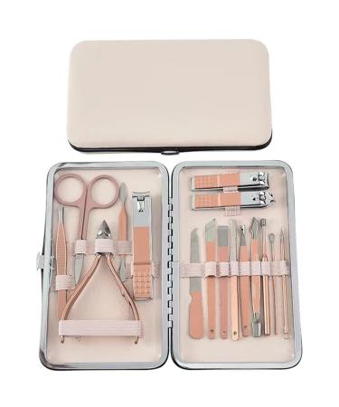 Nail Clipper Set Tuefuzy 16 in 1 Stainless Steel Nail Manicure Kit Nail Care Kit Manicure Set