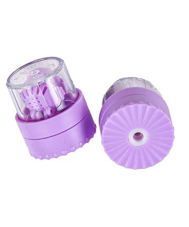 Verdant Touch Contact Lens Washer, Portable Manual Cleaner, Handheld Deproteinized Lens Cleaning Device, Purple