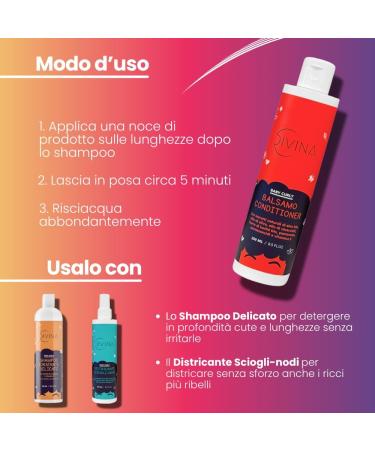  DIVINA BLK Baby Curly Conditioner Balm for children with afro and curly hair with shea butter aloe and grapeseed oil (250ml) - Buy Online on GoSupps.com