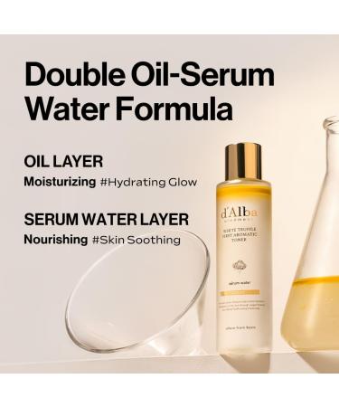 d Alba Italian White Truffle First Aromatic Toner Vegan Skincare Gentle Hydrating Toner with White Truffles Weakly Acidic Skin Texture Enhancement Surfactant Free (5.24 fl oz.) - Buy Online on GoSupps.com
