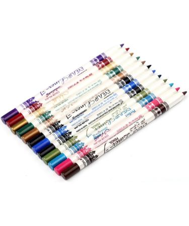 Beavorty Pcs Luxury Eyeliner Pencils Set 12 Bright Colors Lip Liner Eyeshadow Makeup Kit for Women Mediumx2pcs Colorfulx2pcs - Buy Online on GoSupps.com