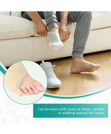 Soft Silicone Pinky Toe Bunion Corrector with Anti-Slip Strap for Pain Relief - Toe Cushions for Calluses, Corns & Blisters - Buy Online on GoSupps.com