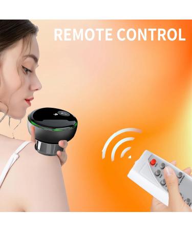 Intelligent Cupping Therapy | Kamanan Electric Cupping with Infrared 16 Gears & 3 Modes for Detox Muscle Relaxation & Gua Sha (Black) International Shipping Available - Buy Online on GoSupps.com