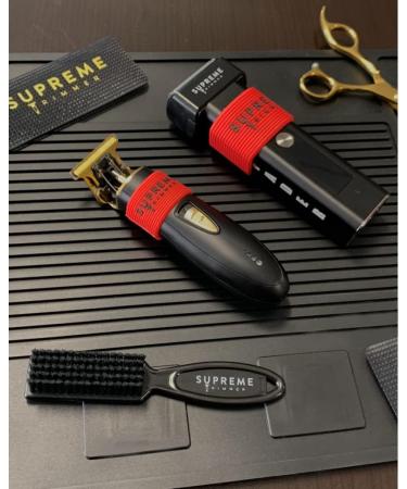Clipper Grip SGR50 Professional Barber Grippers by Supreme Trimmer | 5 Piece Non-Slip Clipper Grips Barber Sleeve for Clipper Trimmer & Shaver | Red - Buy Online on GoSupps.com