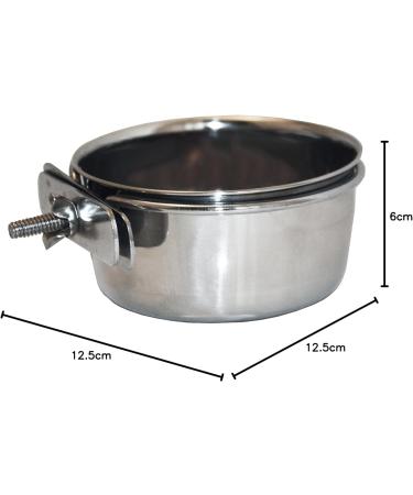 Pet Platter Bolt On Pet Bowl 600 ml Silver 600 ml (Pack of 1) - Buy Online on GoSupps.com