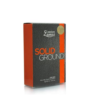 SOLID GROUND BY CREATION LAMIS COLOGNE FOR MEN 3.3 OZ / 100 ML EAU DE TOILETTE SPRAY - Buy Online on GoSupps.com