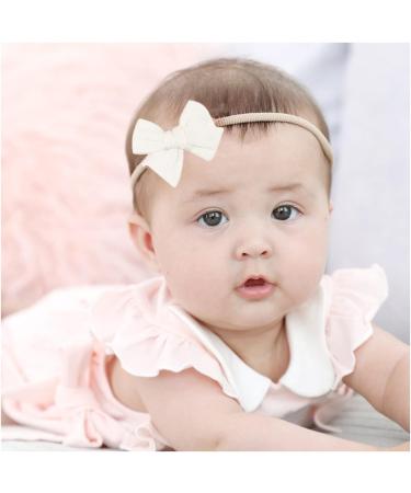 12PCS Headbands Hair bands with Bows for Baby Girls Nylon Bands Toddler Hair Accessories fo Kids ZARXILI Gray - Buy Online on GoSupps.com
