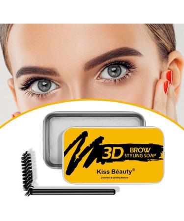 Soap Brows - Wild Eyebrow Styling Soap with Eyebrow Brush | Long Lasting Waterproof Smudge Proof Eyebrow Styling Pomade for Natural Brows Pochy - Buy Online on GoSupps.com