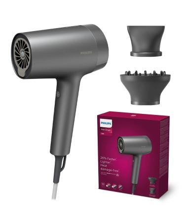 Philips Consumer Philips ThermoShield Advanced technology series 7000 hairdryer drying and styling with ease mineral ions with nozzle and diffuser 1800 W model BHD71310