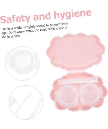 Solustre 10-Pack Colored Contact Lens Case - Portable Travel Storage Box with Mirror - Sweet Design & Durable ABS Holder - Buy Online on GoSupps.com
