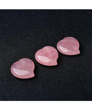 1PC Natural Rose Quartz Heart Shape Love Mini Crystal Stone Gemstone DIY Jewelry Gift Couple Decoration Souvenir Stone Mineral Specimen - Buy Online on GoSupps.com