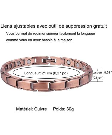 EBUTY Pure Copper Magnetic Bracelet for Women - Stylish & Therapeutic Jewelry - Buy Online on GoSupps.com