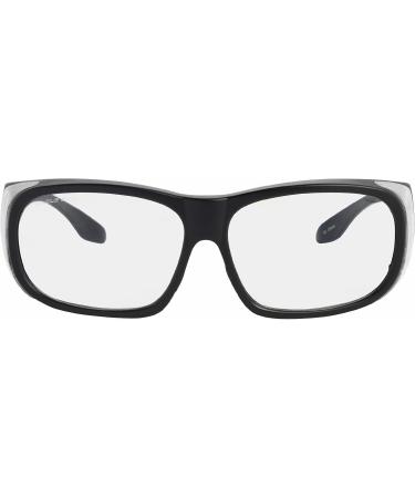 Eagle Eyes FitOn DigiTec Blue Light Blocking Glasses - Fit Over Prescription & Reading Glasses - 99.9% UV Protection Anti-Reflective (Large Black - Buy Online on GoSupps.com