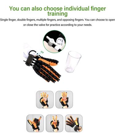 Rehabilitation Robot Gloves Grasping Simulation Pneumatic Finger Rehabilitation Robot Gloves for Arthritis Hemiplegia Stroke Patient (XL) X-Large - Buy Online on GoSupps.com