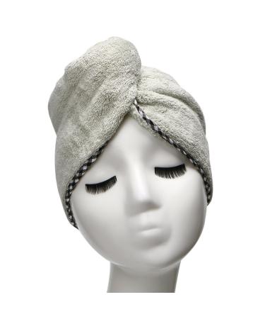 YYXR Microfiber Hair Drying Towel Ultra Absorbent Twist Hair Turban Drying Cap Hair Wrap