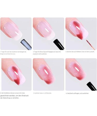 Floral Gel - Floral Angel for Nail Design - Full Application Personal Care Supplies Diffusing Nail Paint Effects - Accessory for Women and Girls - Buy Online on GoSupps.com