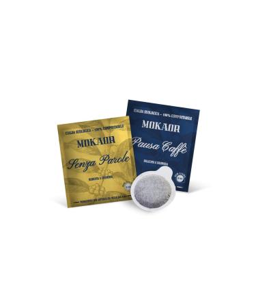 Mokaor - Confezione 200 Cialde Miste - Pausa Caffè + Caffè Senza Parole - ESE 44mm - migliore cialda ITQI BRUSSELS