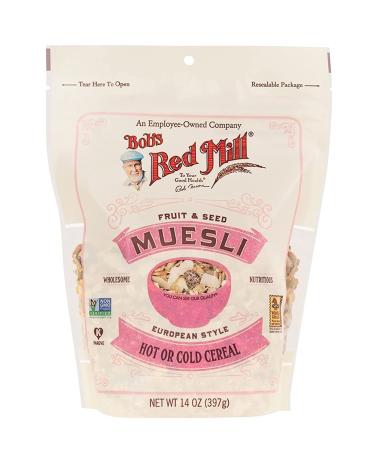 Bob's Red Mill Fruit & Seed Muesli - 2 Pack (14oz each) - Healthy Breakfast Cereal - Buy Online on GoSupps.com