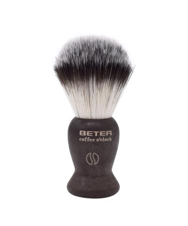 Beter - Shaving brush with synthetic bristles for vegans - model Coffee O'clock